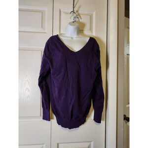 Lane Bryant Double V- Neck Sweater